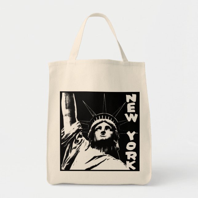 New York  Souvenir Tote Bag Statue of Liberty Gift (Front)