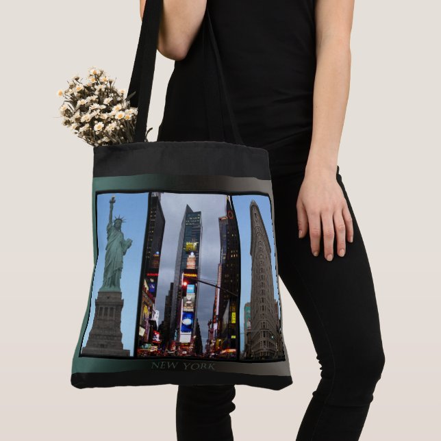 New York  Souvenirs NY Tote Bag Landmark Souvenirs (Close Up)