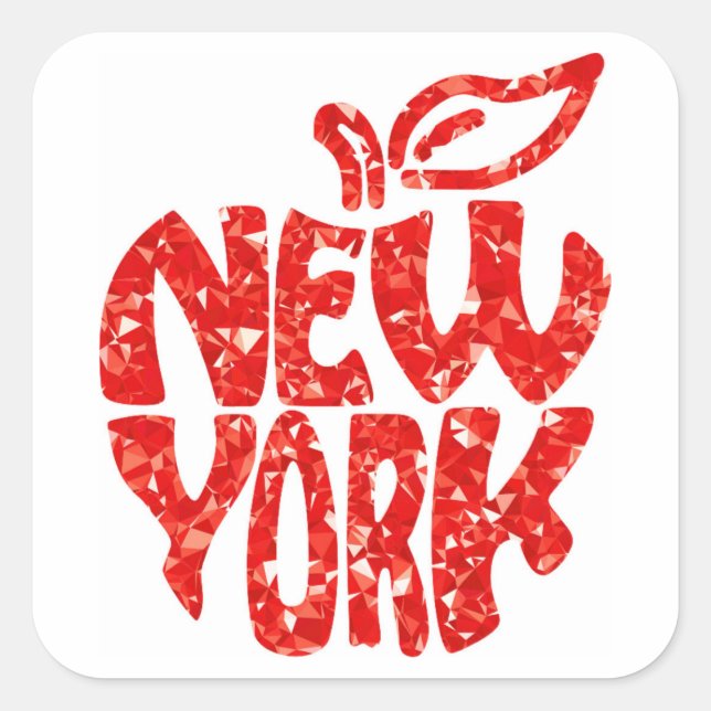 NEW YORK SQUARE STICKER (Front)