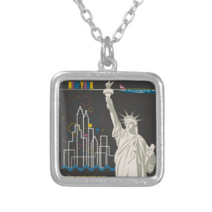 New York Stainless Steel Necklace