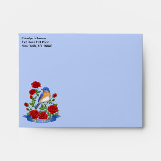 New York State Bird and Flower Envelope