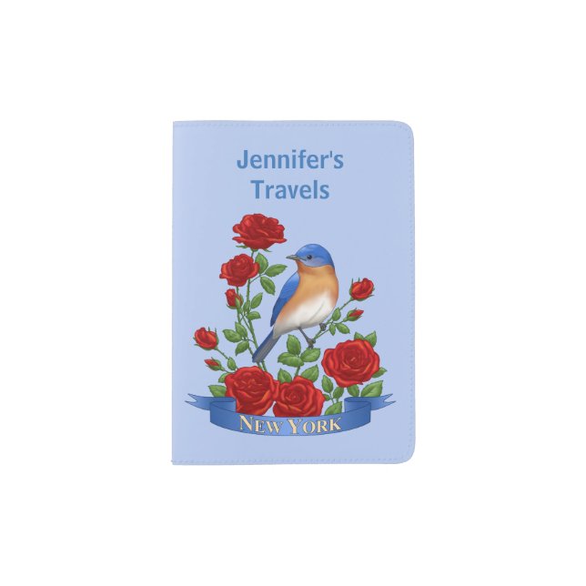 New York State Bird and Flower Passport Holder (Front)
