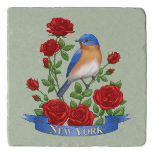 New York State Bird and Flower Trivet