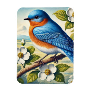 New York State Bird Eastern Bluebird Magnet