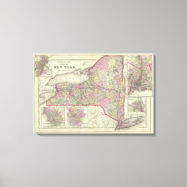 New York State Canvas Print (Front)