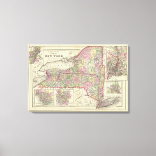 New York State Canvas Print