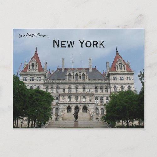 New York State Capitol Albany New York Postcard