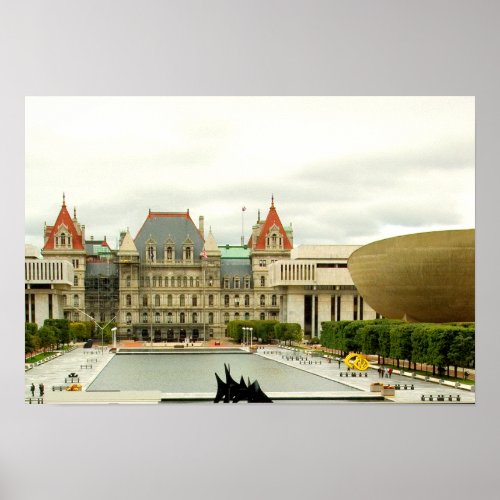 New York State Capitol Building in Albany Poster