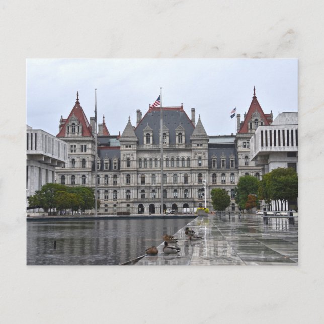 New York State Capitol Building Postcard (Front)