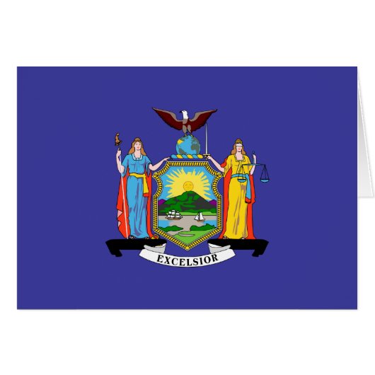 New York State Flag (Front Horizontal)