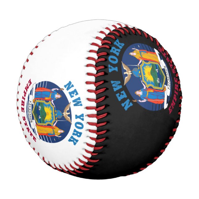 NEW YORK STATE FLAG BASEBALL (Angled)