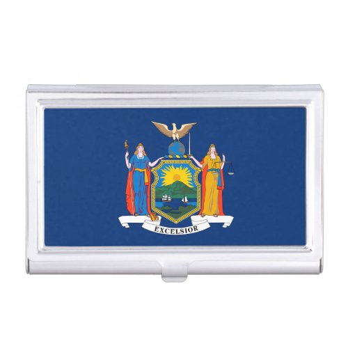 New York State Flag Business Card Case
