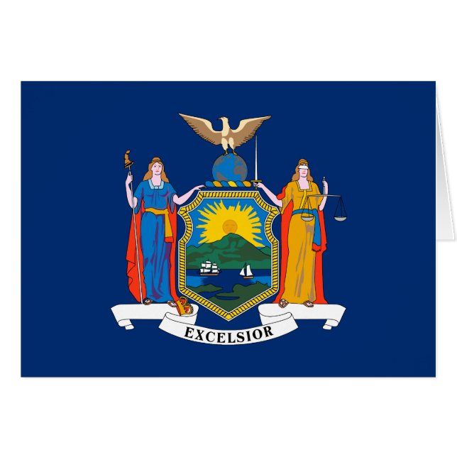 New York State Flag Cards (Front Horizontal)