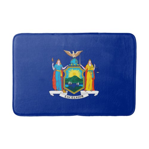 New York State Flag Design Bath Mat