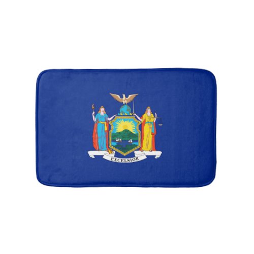 New York State Flag Design Bath Mat