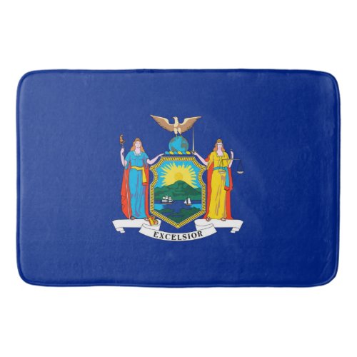 New York State Flag Design Bathroom Mat