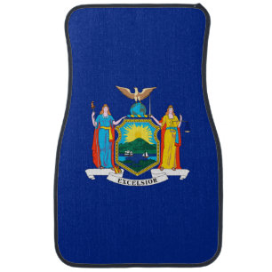 New York State Flag Design Car Mat