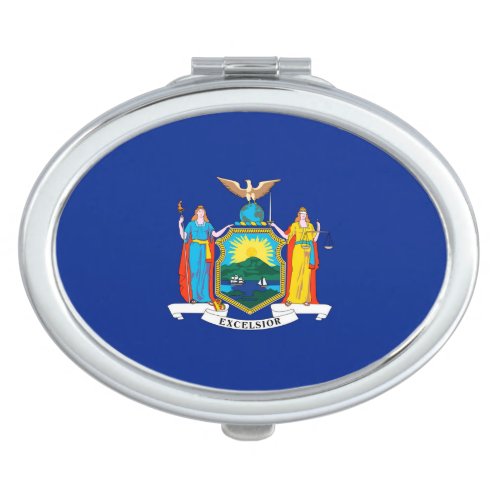 New York State Flag Design Decor Mirror For Makeup