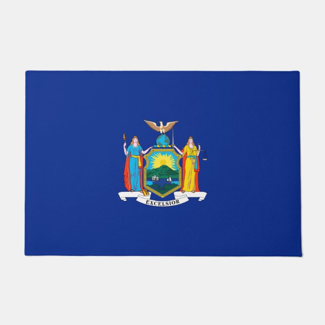 New York State Flag Design Doormat (Front)