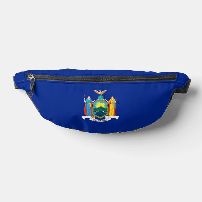 New York State Flag Design Fanny Pack (Lay Down)