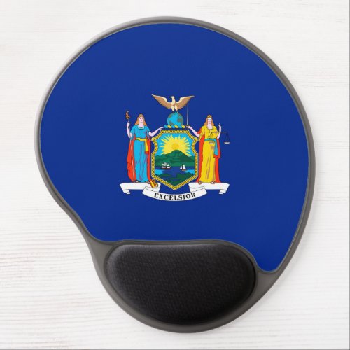 New York State Flag Design Gel Mouse Pad