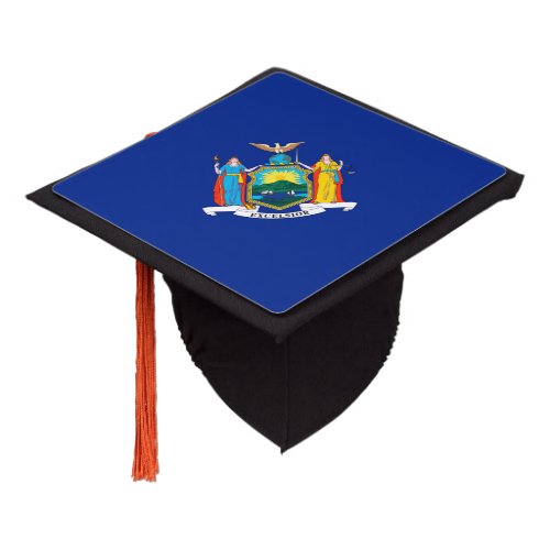 New York State Flag Design Graduation Cap Topper