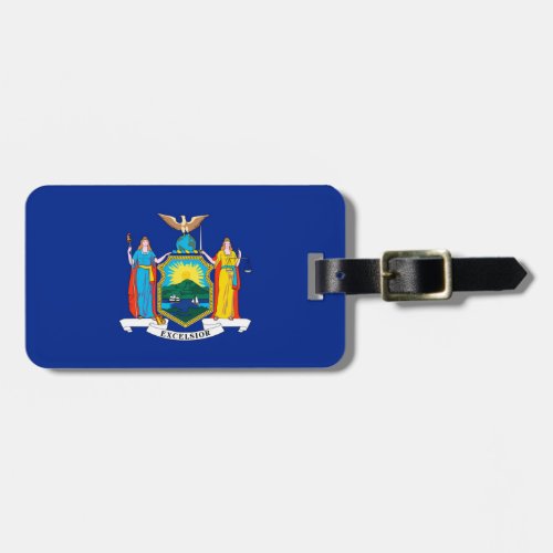 New York State Flag Design Luggage Tag