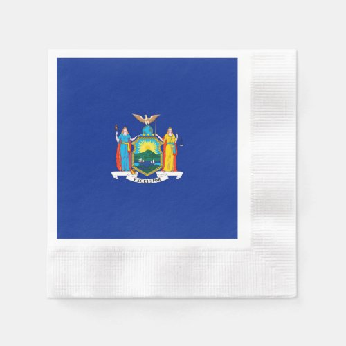 New York State Flag Design Napkins