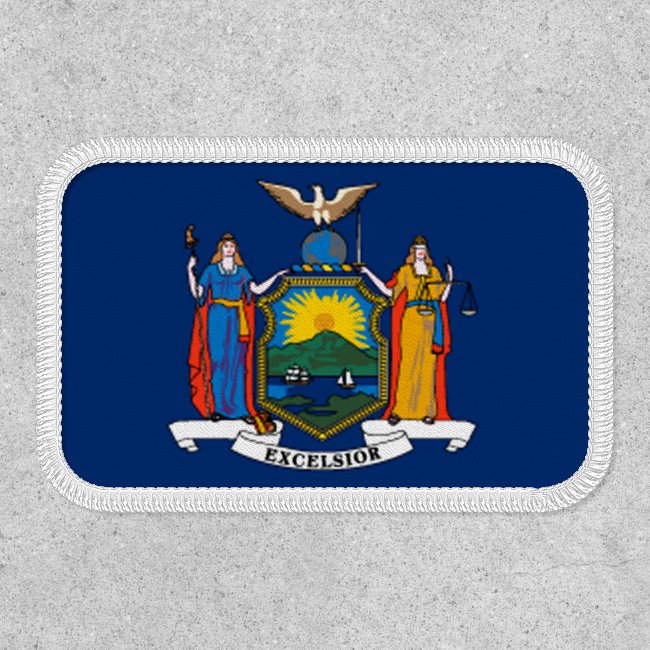 New York State Flag Design Patch