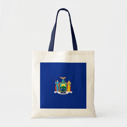New York State Flag Design Tote Bag