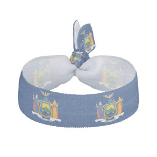 New York State Flag Elastic Hair Tie