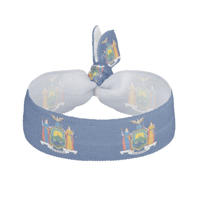 New York State Flag Elastic Hair Tie (Front)