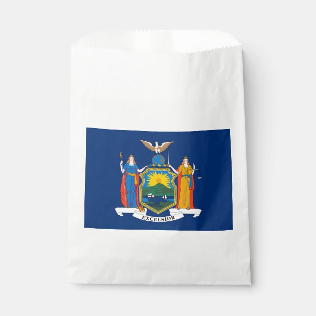 New York State Flag Favor Bag (Front)