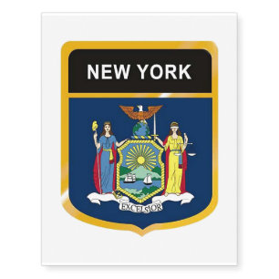 New York State flag for Temporary Tattoos