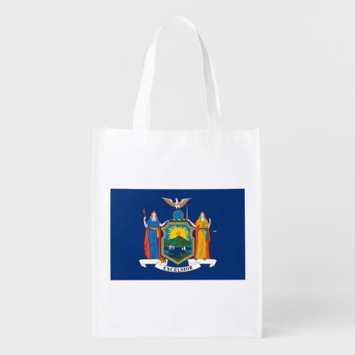 New York State Flag Grocery Bag