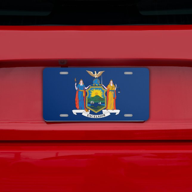 New York State flag License Plate (New York State flag License Plate)