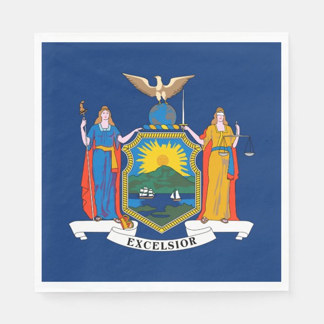 New York State Flag Napkins (Front)
