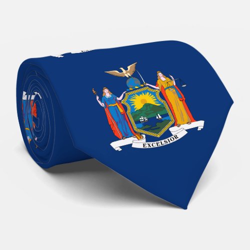 New York State Flag Neck Tie