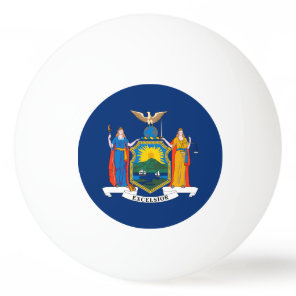 New York State Flag Ping Pong Ball