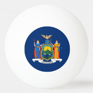 New York State Flag Ping Pong Ball