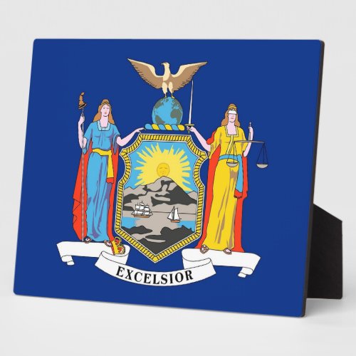 New York State Flag Plaque