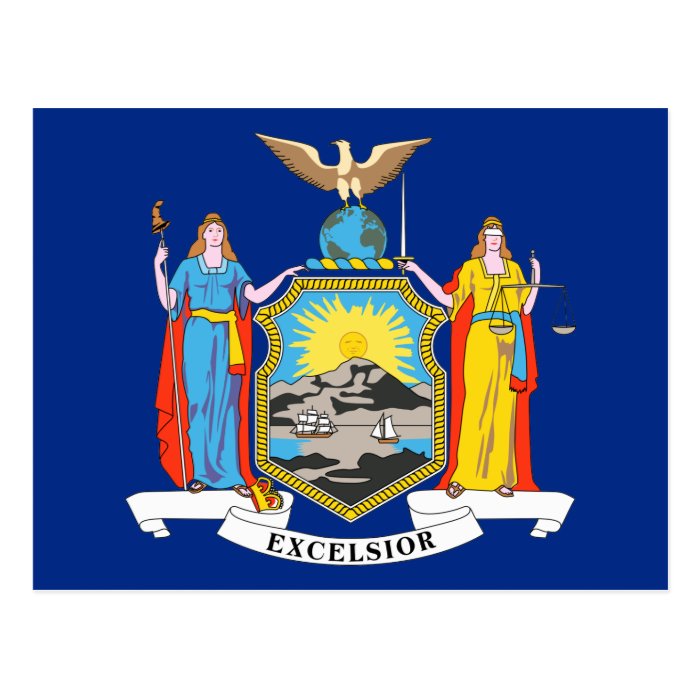 New York State Flag Post Cards