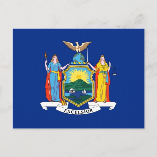 New York State Flag Postcard