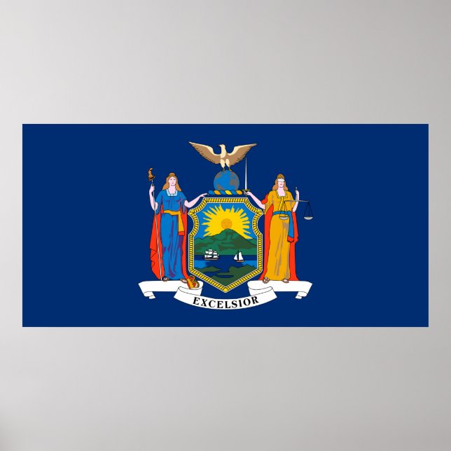 New York state flag Poster (Front)