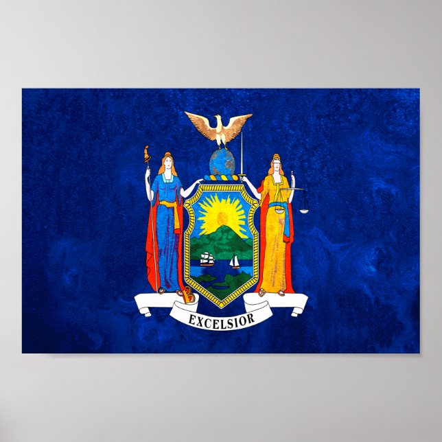 New York State Flag Poster (Front)