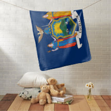 New York State Flag Print Patriotic