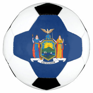 New York State Flag Soccer Ball