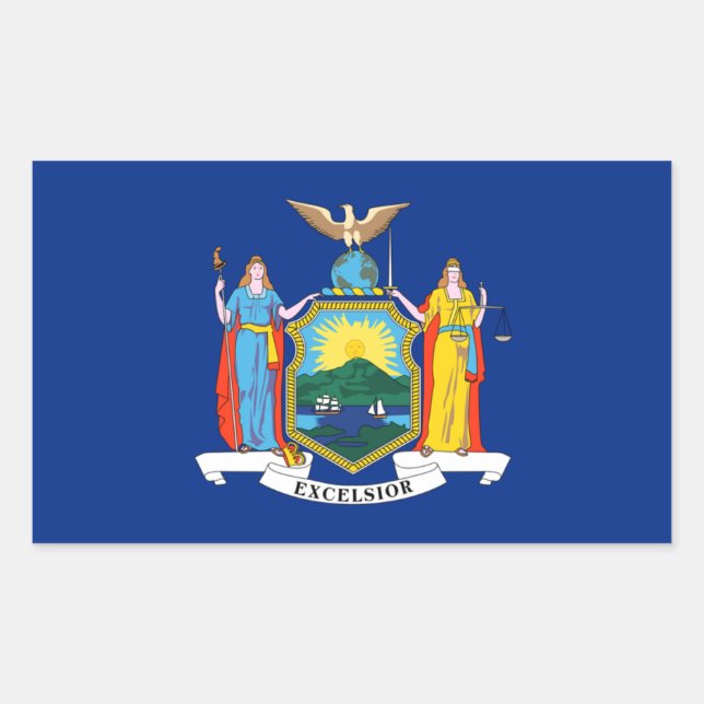 New York State Flag Sticker (Front)