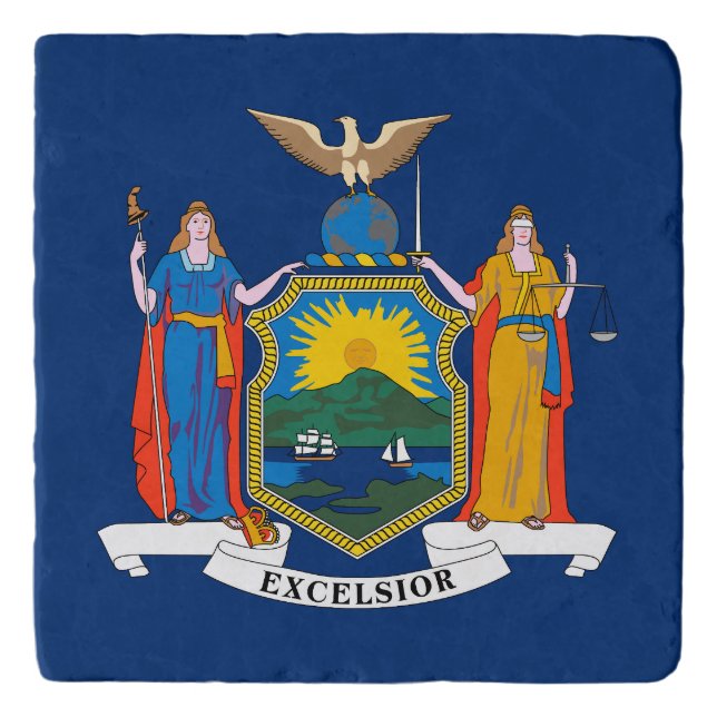 New York State Flag Trivet (Front)