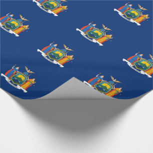 New York State Flag Wrapping Paper